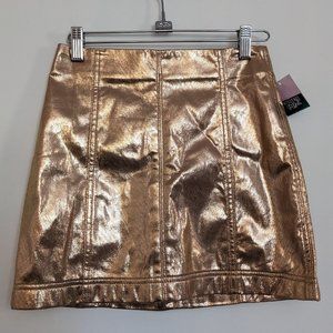 NWT metallic wild fable skirt